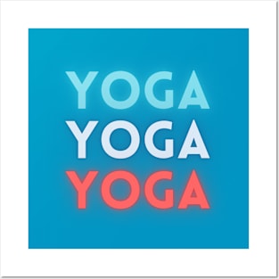 YOGA YOGA YOGA Posters and Art